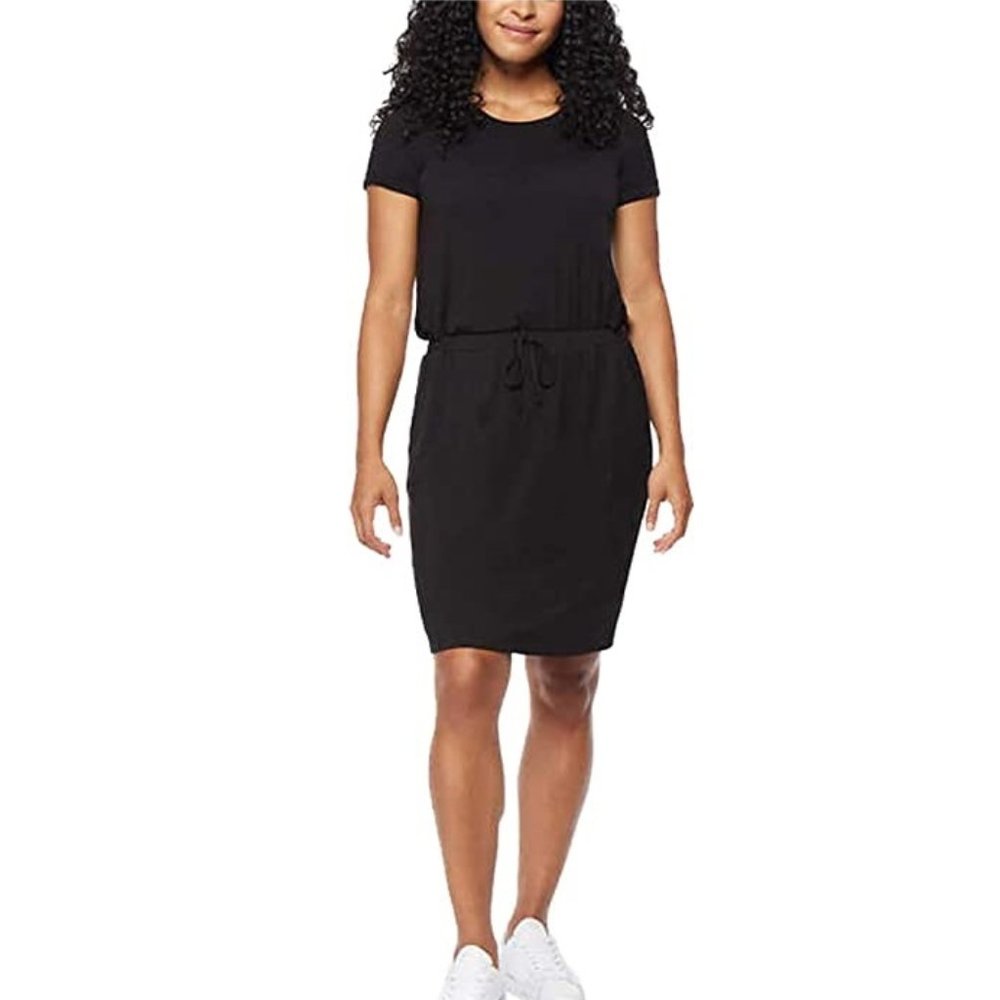 NWoT 32 Degrees Cool Womens Pullover Elastic Waistband Dress Size M $60 H424